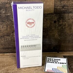 Michael Todd Beauty 2-in-1 Sonic Dermaplaning At Home 8 Count Replenishment Kit